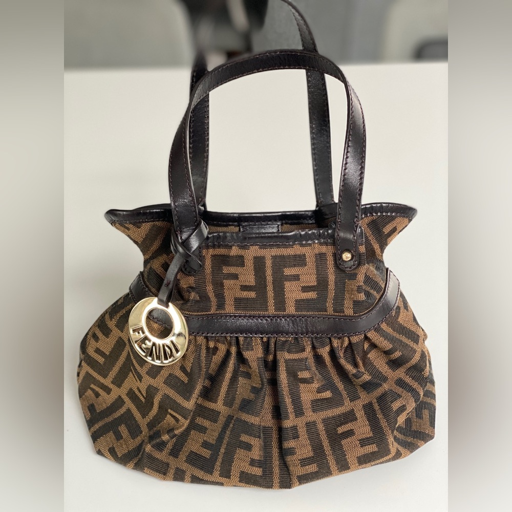 Fendi Bag Zucca mini with duster bag and authenticity card